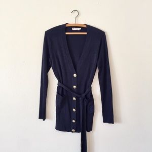 TORY BURCH | Navy Blue Cardigan Size Small S